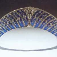 the Westminster Tiara collection: the Chamuet Kokoshnik with Blue Enamel